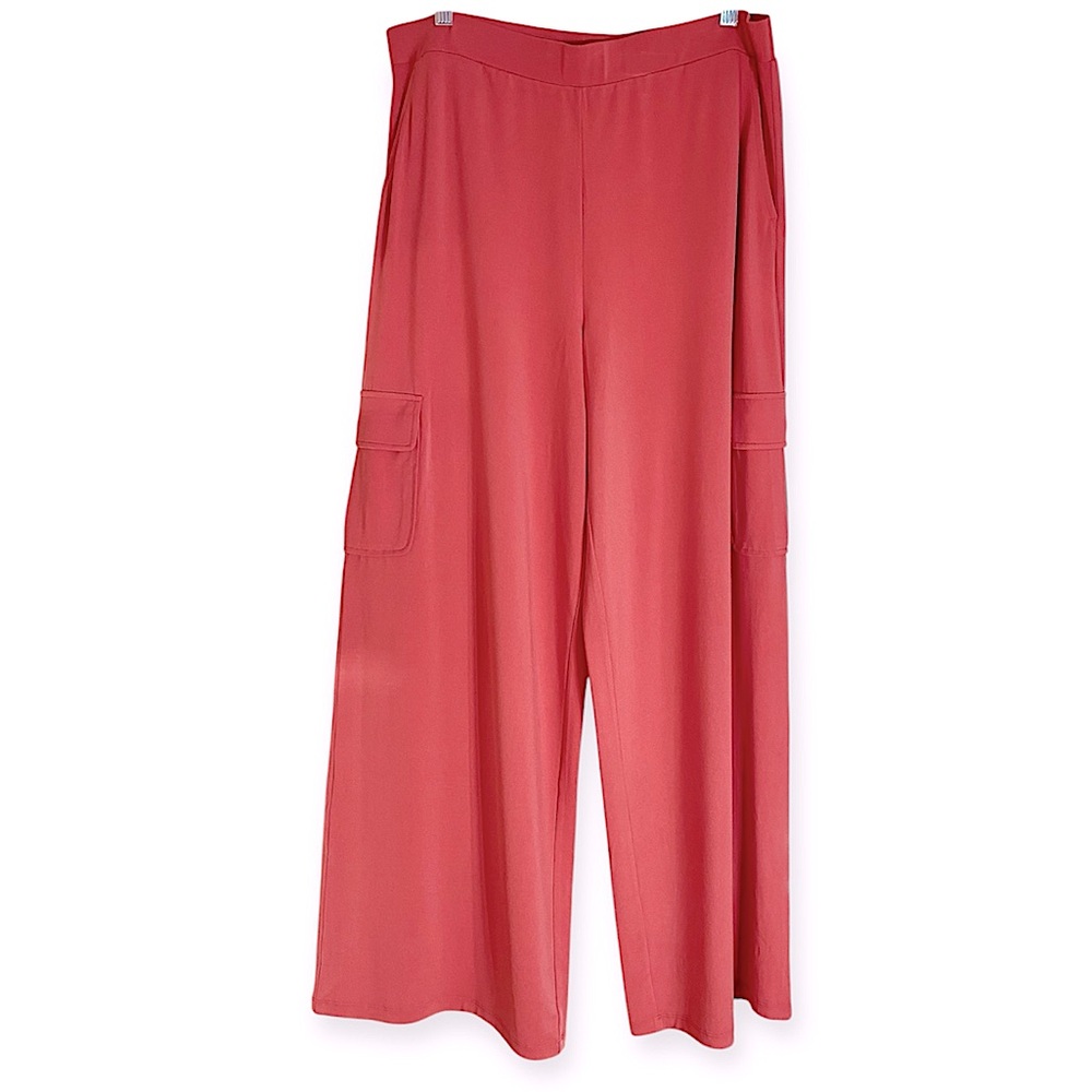 NWOT Lisa Rinna Collection pull-on dusty mauve pants